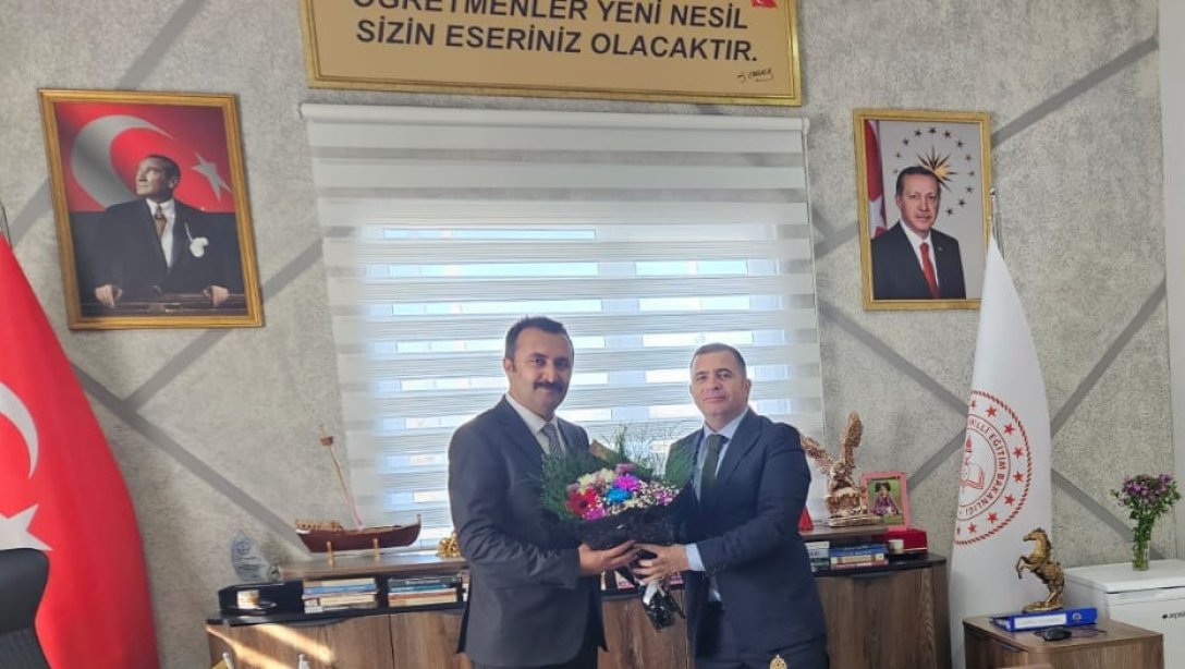 YENİ İLÇE MÜDÜRÜMÜZ SN. UMUT BARTIN, GÖREVİ DEVRALDI